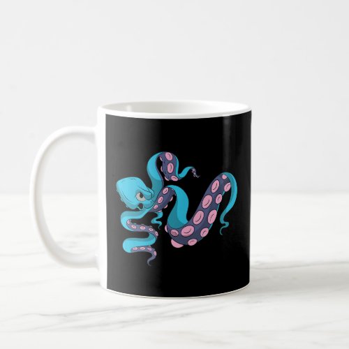 Scuba Diving Ocean Animal Kraken Sea Monster Octop Coffee Mug