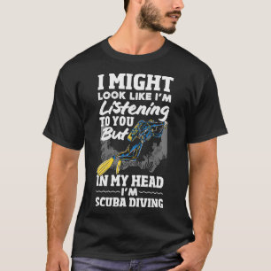 Scuba Diving Ocean Swimmer Lover Underwater Diver T-Shirt