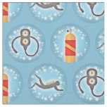 Scuba Diving Pattern - Cute Scuba Theme Fabric