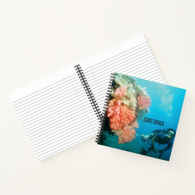 Scuba Diving Personalized Notebook (Inside)