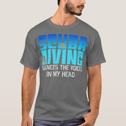 Scuba Diving Quote Diver Under Water Nitrox Dive T_Shirt