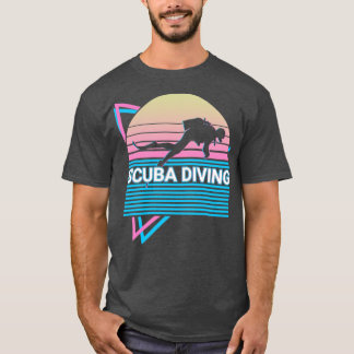 Scuba Diving Scuba Diver Retro T-Shirt