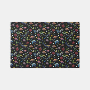 Scuba Diving Shop Divers Coral Sea Night Dive Rug