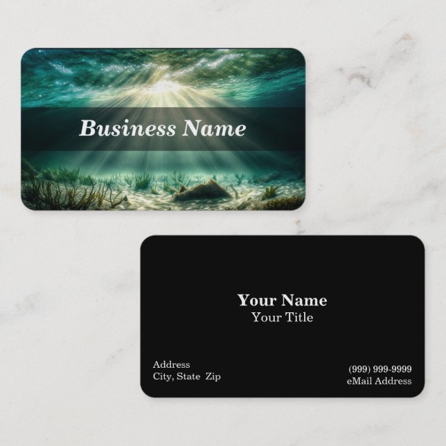 Scuba Diving / Snorkeling Business Card (Front/Back)