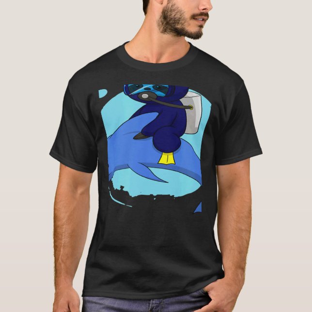 Scuba Diving Snorkeling Sloth Lazy Tired Dive Slee T-Shirt (Front)