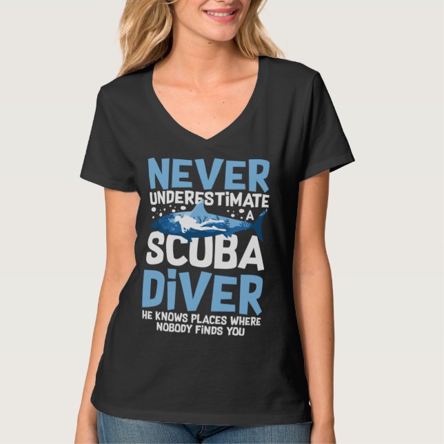 Scuba Diving Snorkeling Underwater Diving  1 T-Shirt (Front)