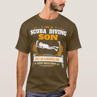 Scuba Diving Son Christmas Gift or Birthday Presen T-Shirt