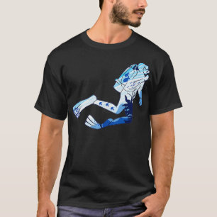 Scuba Diving Under Water Snorkeling Ocean Life Scu T-Shirt