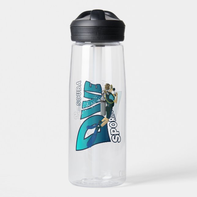 Scuba Diving |  Water Bottle (Front)