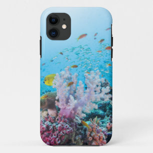 Scuba Diving With Colorful Reef And Coral iPhone 11 Case