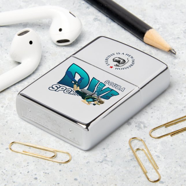 Scuba Diving |  Zippo Lighter (On Table 2)