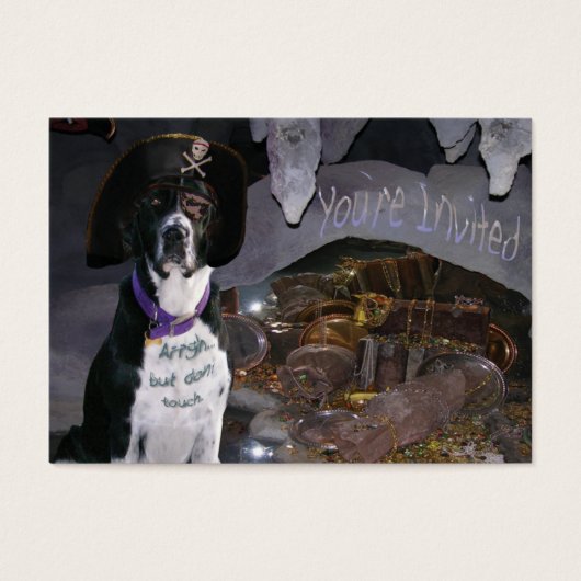 Scuba Dog "Sharing" Trading Card (Front)