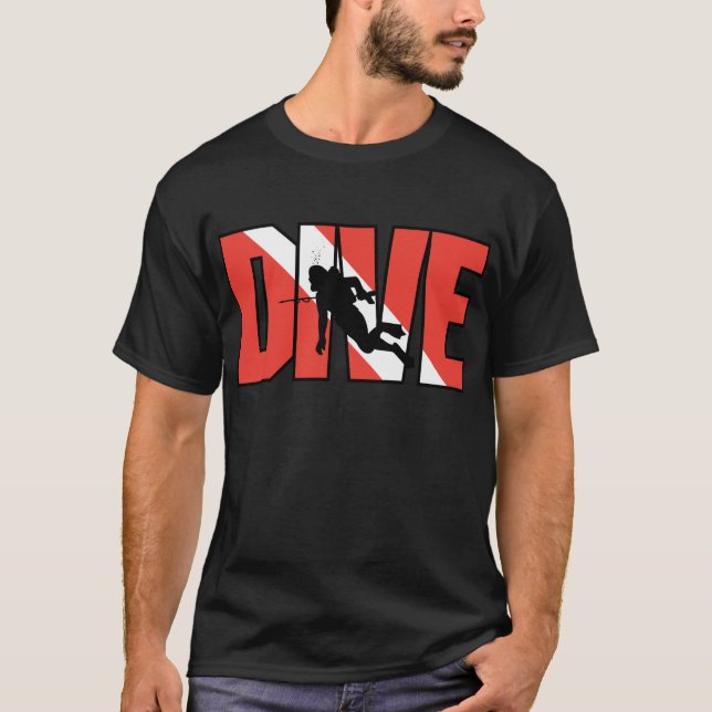 SCUBA Drive Dark T-Shirt (Front)