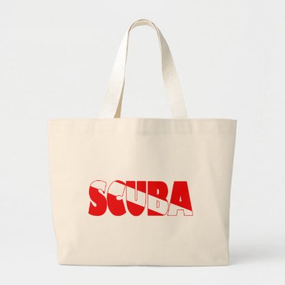 Scuba (English) Large Tote Bag