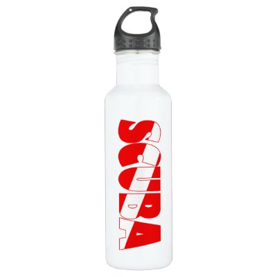 Scuba (English) Stainless Steel Water Bottle