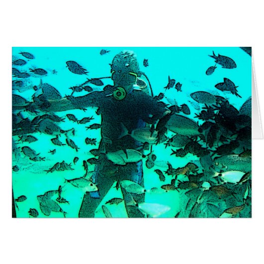 Scuba fan cards (Front Horizontal)