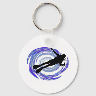 SCUBA FRENCH REEFS KEYCHAIN