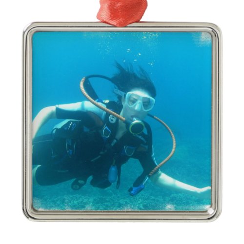 Scuba Girl  Ornament