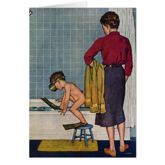 Scuba in the Tub (Front)