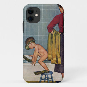 Scuba in the Tub iPhone 11 Case