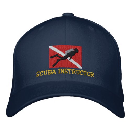 SCUBA Instructor Embroidered Cap