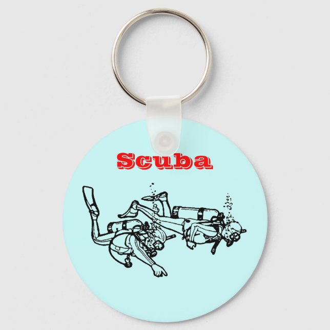 Scuba! Keychain (Front)
