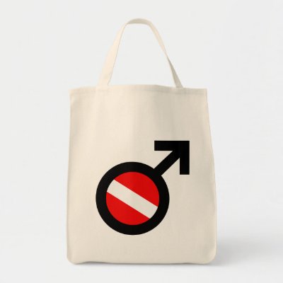 Scuba Man Tote Bag