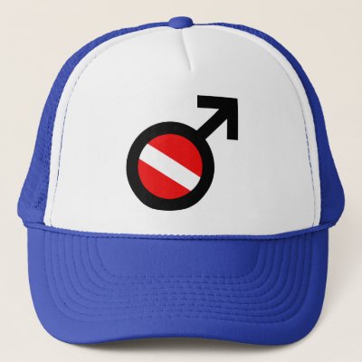 Scuba Man Trucker Hat