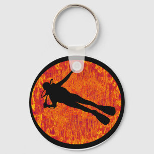 SCUBA MORNING DIVE KEYCHAIN