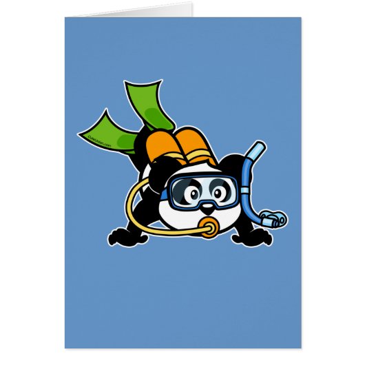 Scuba Panda Cards (Front)
