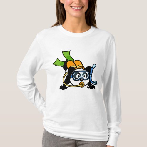 Scuba Panda T_Shirt