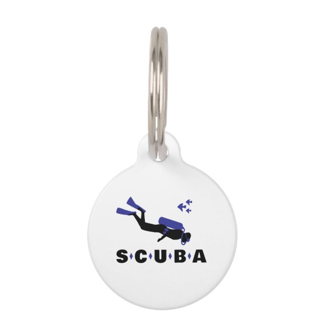 Scuba Pet ID Tag (Front)