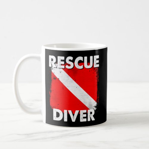 Scuba Rescue Diver For Instructors Students Divers Coffee Mug