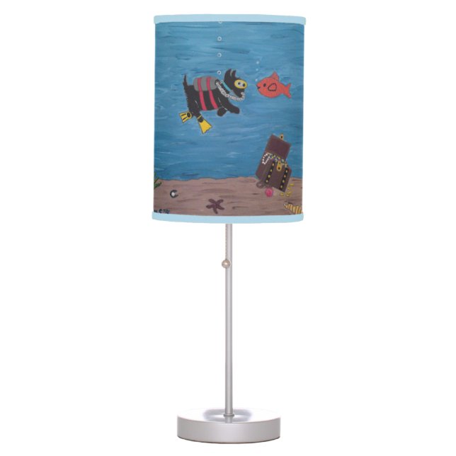 SCUBA SCOTTIE TABLE LAMP (Front)