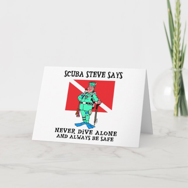 SCUBA Steve Card (Front)