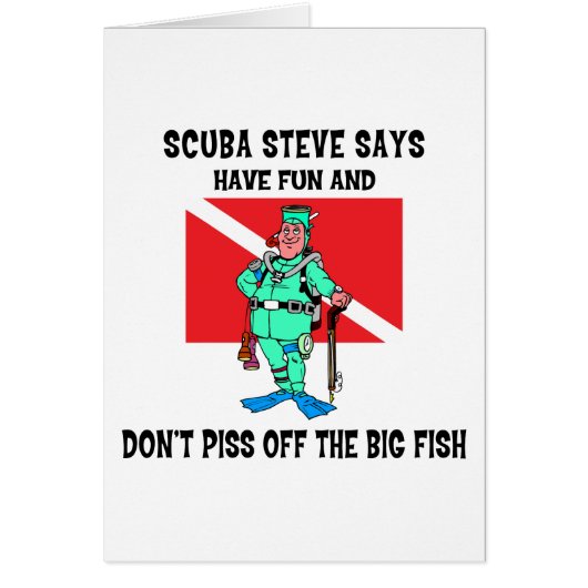 SCUBA Steve Cards (Front)