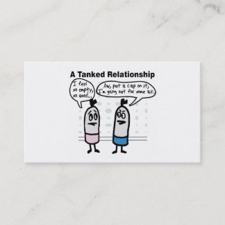 Scuba Tanks Relationship Business Card
