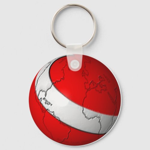 Scuba World Keychain