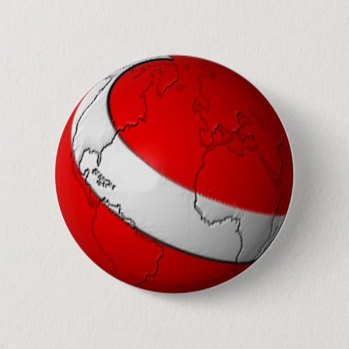 Scuba World Pinback Button