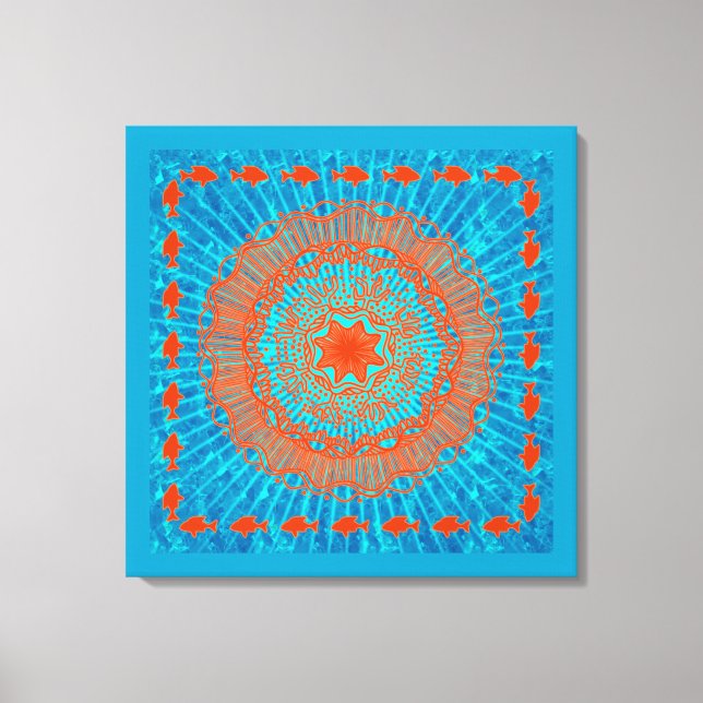 Scuba - Wrapped Canvas Print (Front)