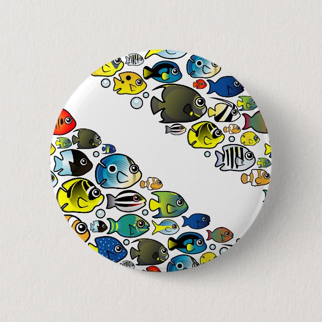 Scubadorable Diver Down Flag Button (Front)