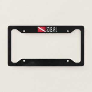 SCUBARU LICENSE PLATE FRAME