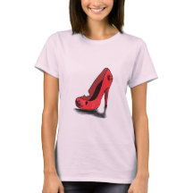 Scuffed and Torn High Heel