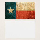 Scuffed and Worn Texas Flag (Front & Back)