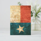 Scuffed and Worn Texas Flag (Standing Front)