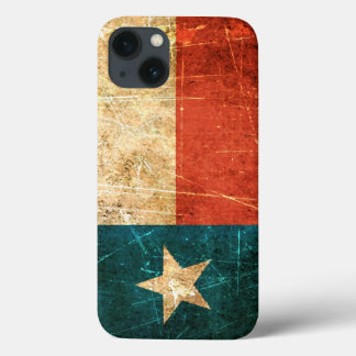 Scuffed and Worn Texas Flag iPhone 13 Case