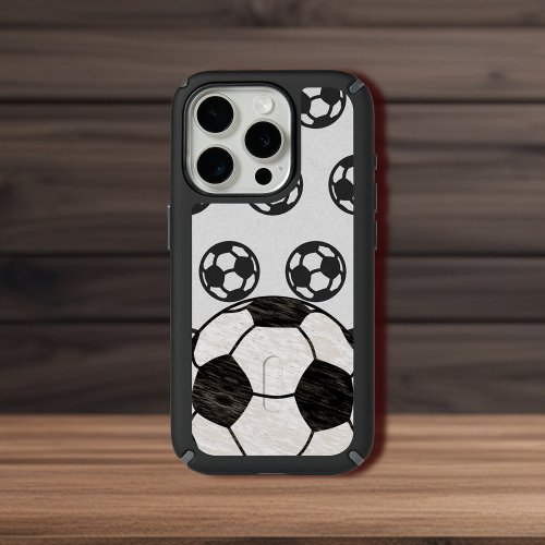Scuffed Soccer Ball iPhone 15 Pro Case