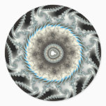 Scuibbish - Fractal Classic Round Sticker