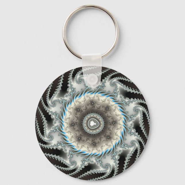 Scuibbish - Fractal Keychain (Front)