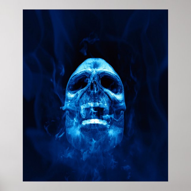 scull blue poster (Front)